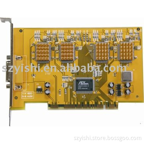 dvr card(Adopt Techwell 6802 Decode Chipset with 10 Bit Super-ADC)